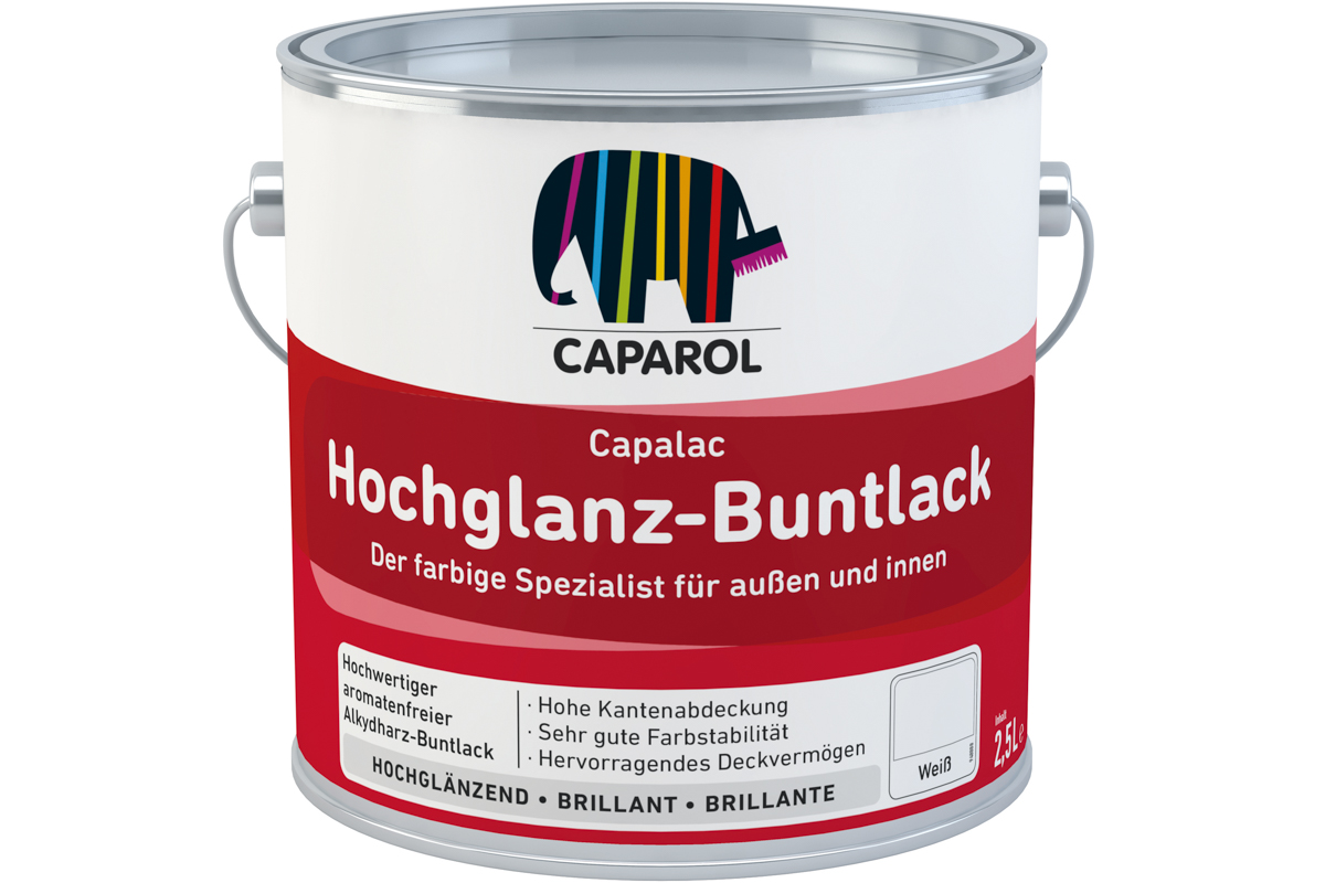 Capalac Hochglanz Buntlack 750 ml Silbergrau RAL 7001